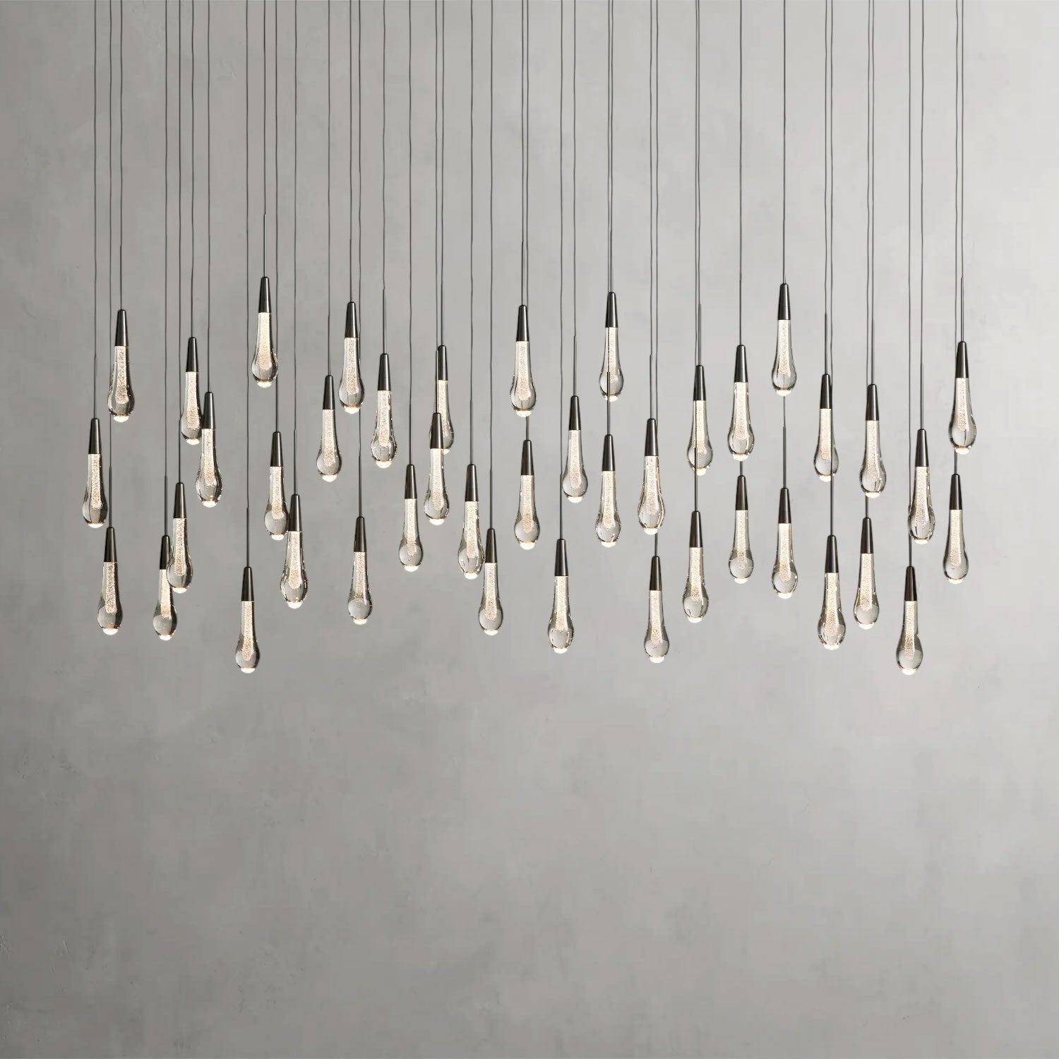 Soltaire Linear Chandelier 37", 50", 60", 70"